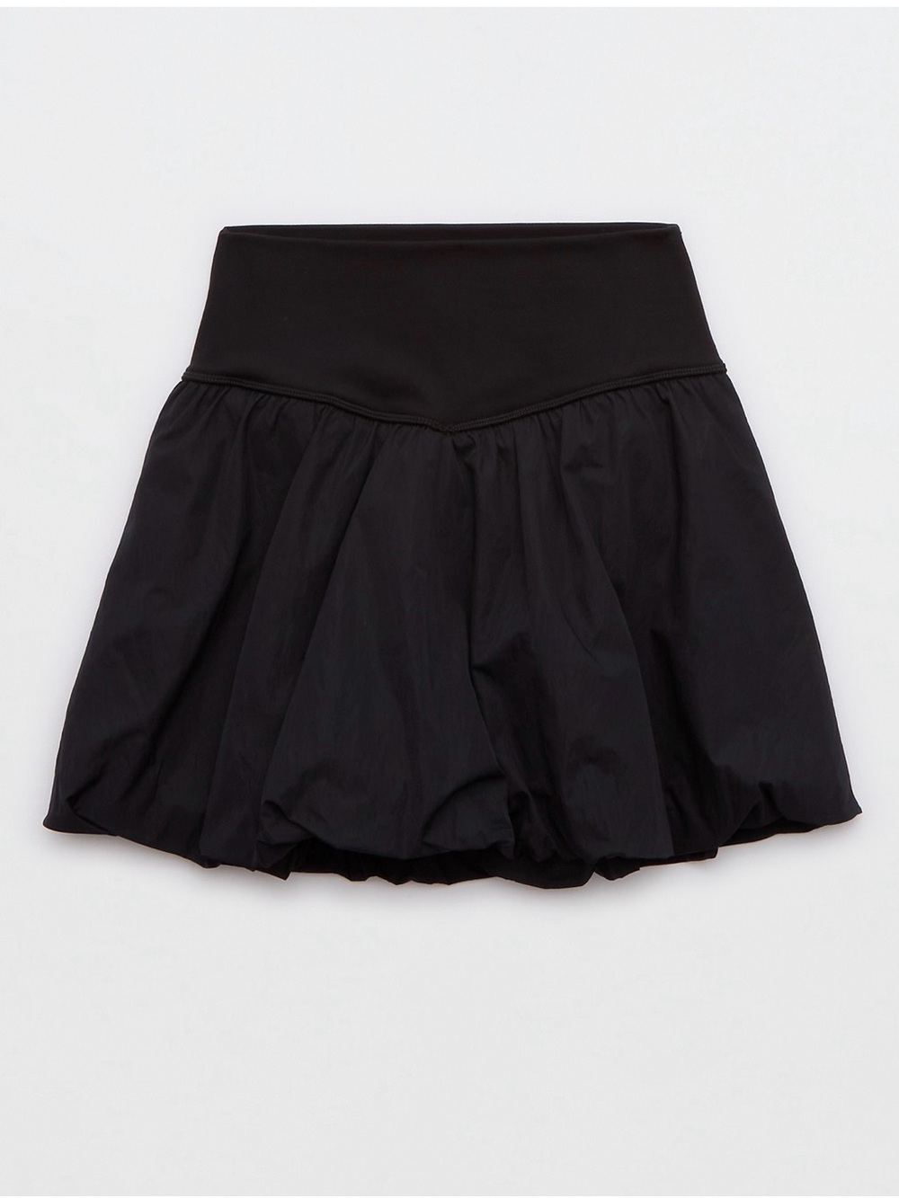 OFFLINE by Aerie Black High-Waisted Bubble Hem Skort XL